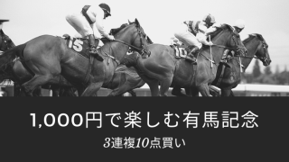 1000円で楽しむ有馬記念